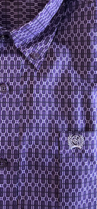 MTW1105637 Cinch Men's L/S Shirt Purple