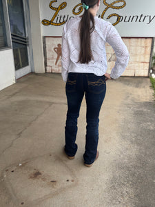 Cowgirl Tuff Ladies Platinum Bootcut Jeans 35" Leg