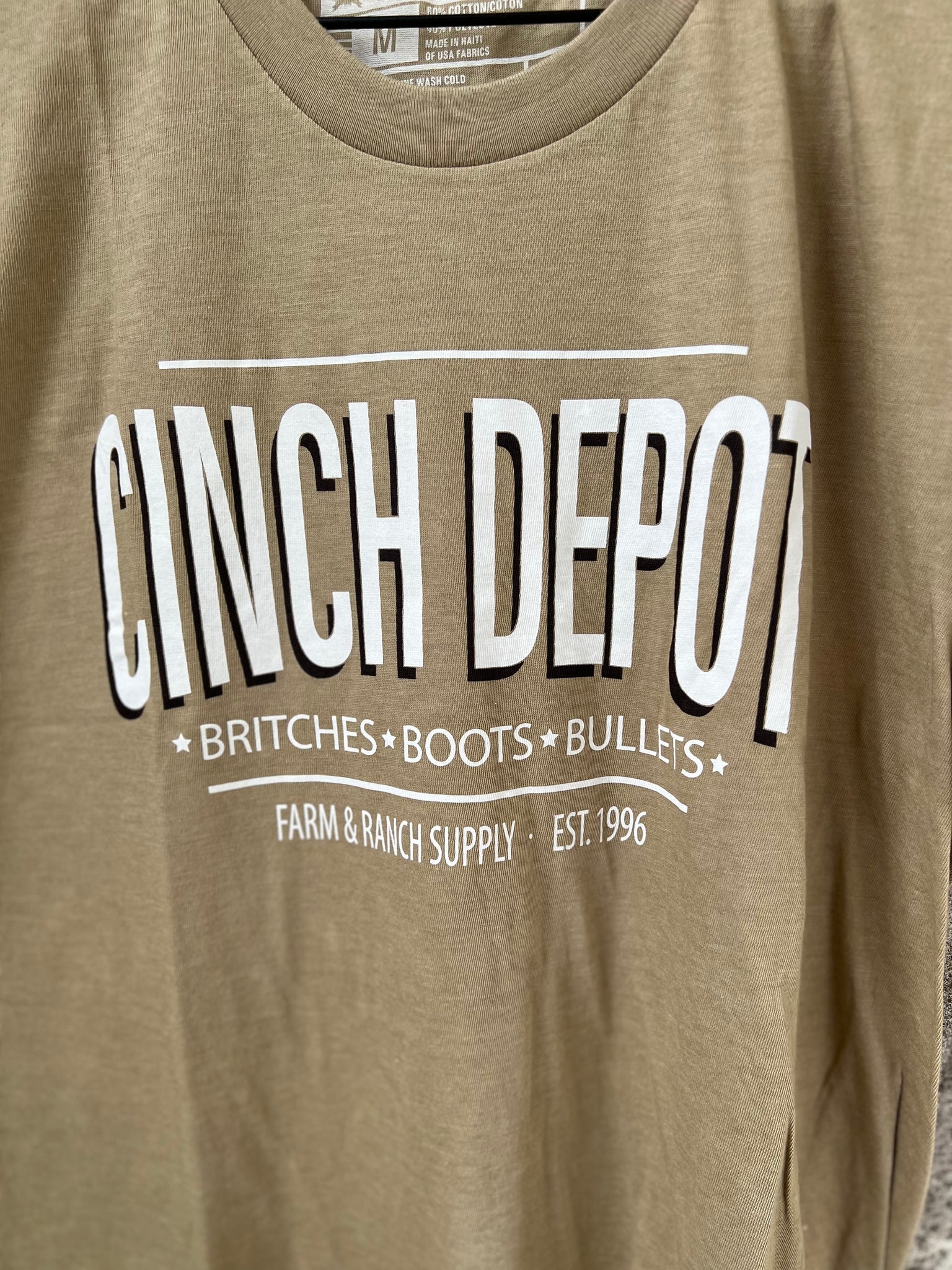 MTT1690594 Cinch Mens Tee Khaki