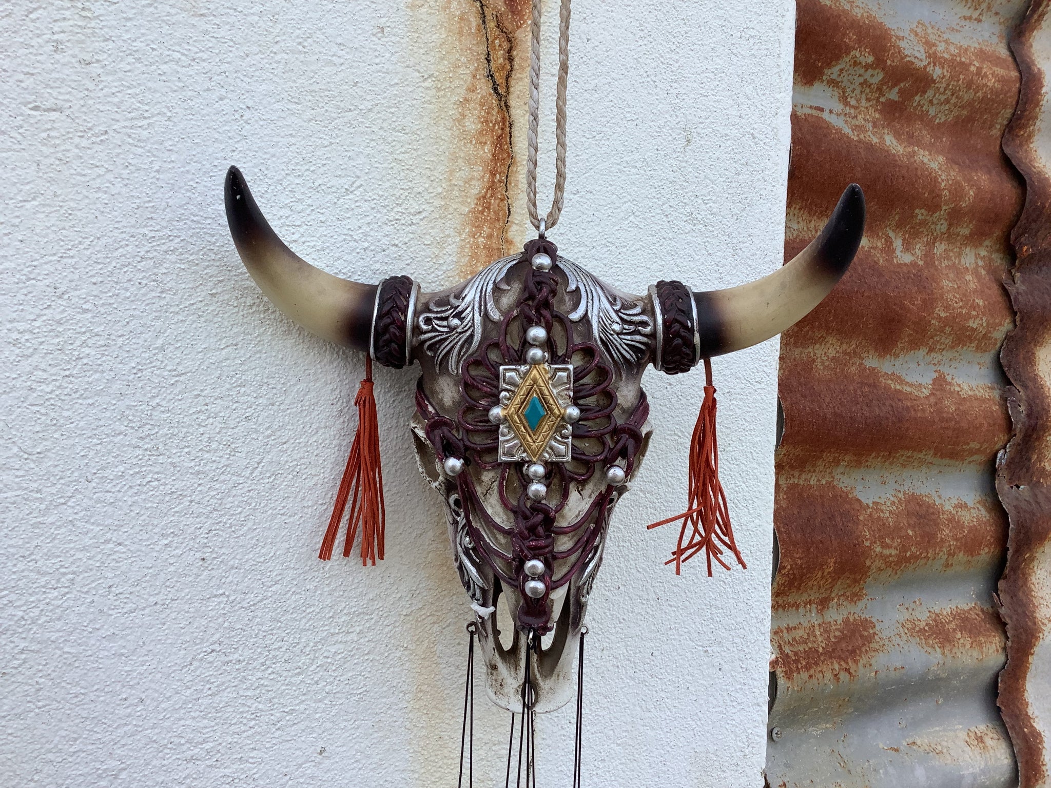 P3S1932GFT STEER HEAD WIND CHIME