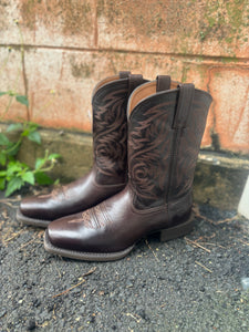 Ariat Mens Sport Herdsman Boots Burnished Chocolate