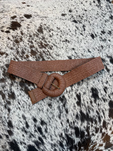 IW50015 Wrapped Halfmoon Elastic Straw Belt