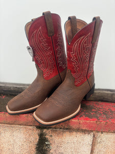 10050934 Ariat Mens Sport Big Country Boots Willow Branch/Bright Red
