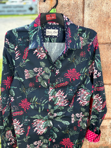 Thomas Cook Ladies Flora Long Sleeve Shirt Navy