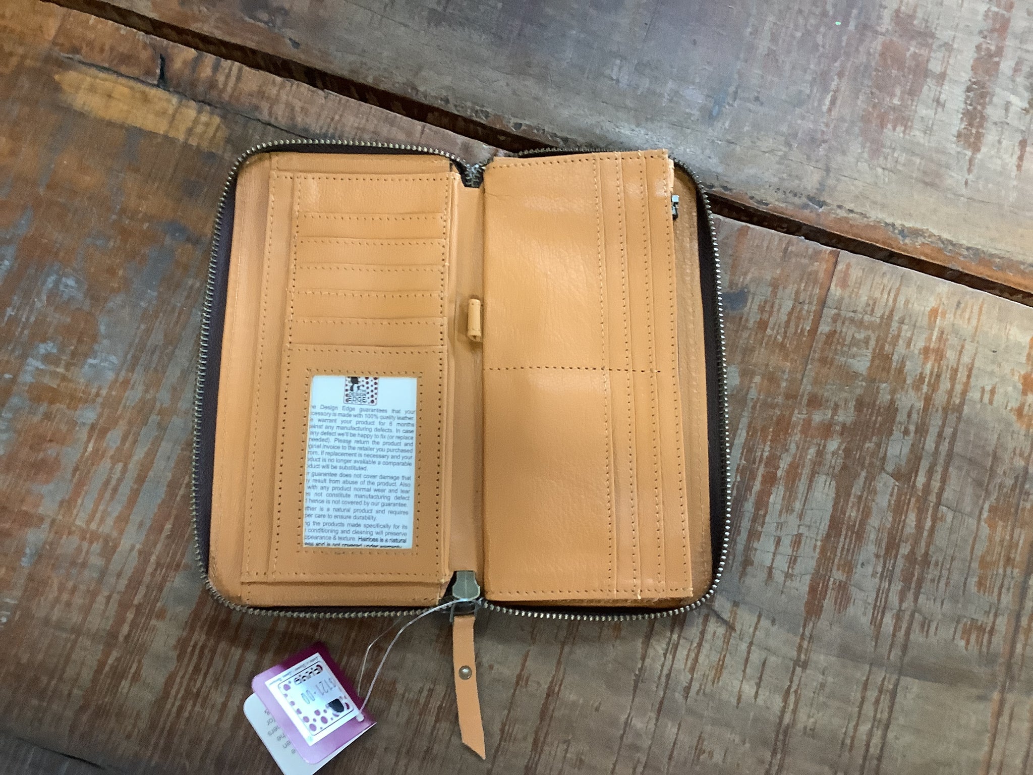 AW-34-02 Cowhide sunflower wallet