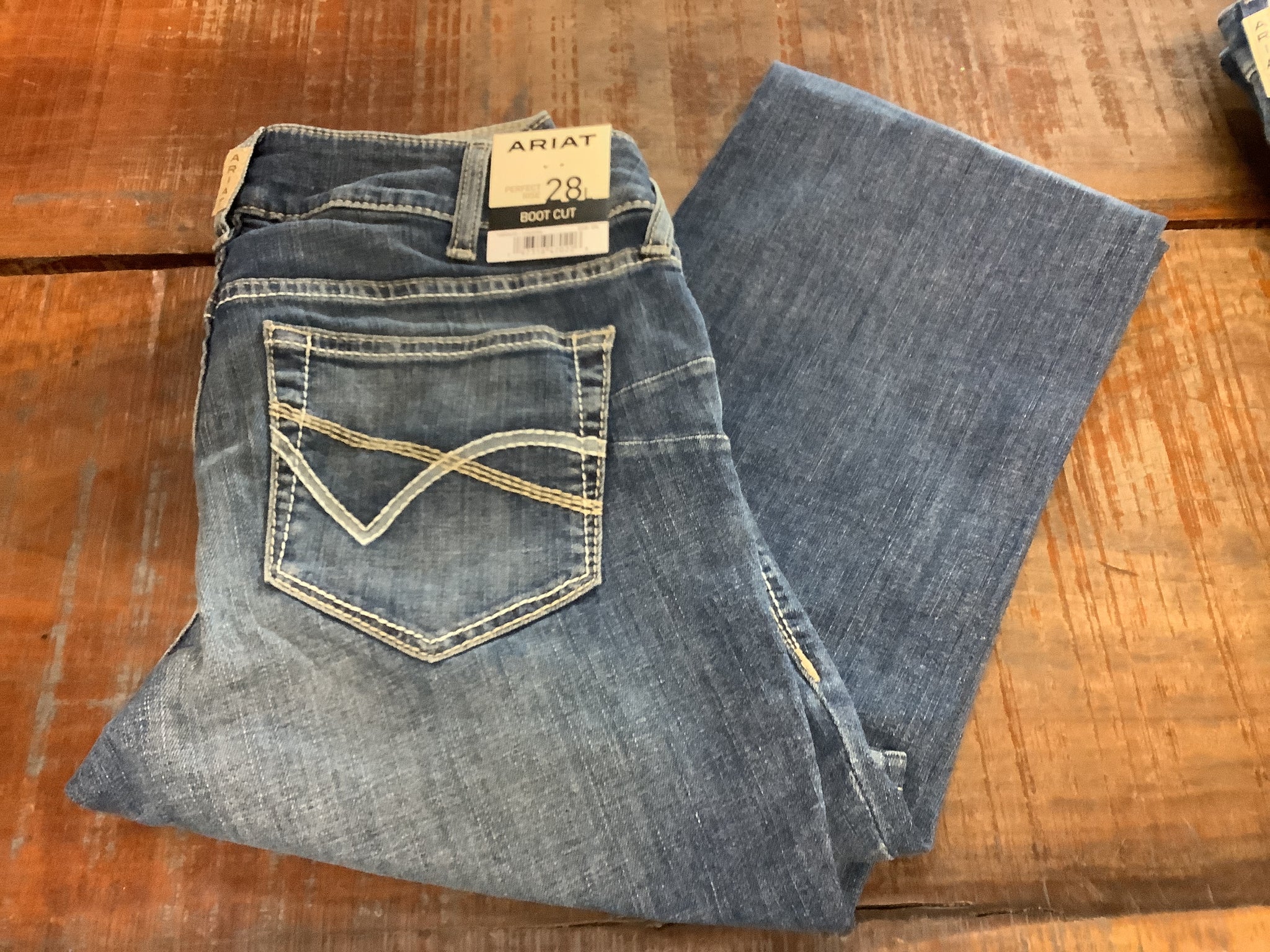Ariat Womens Perfect Rise Boot Cut Jeans Brydie Toronto Long 10060986