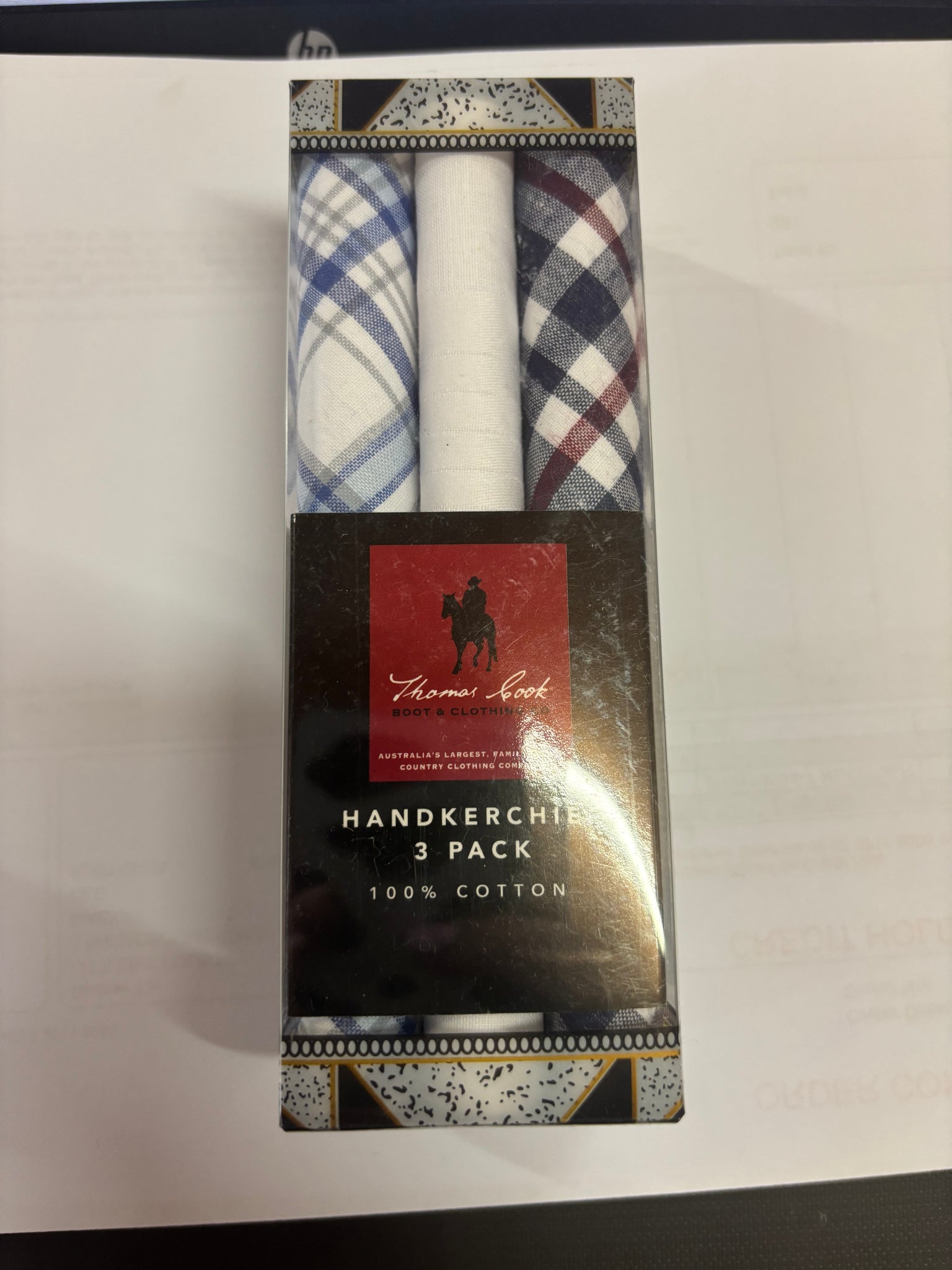 TCP1960HNK Thomas Cook Handkerchief 3 pack
