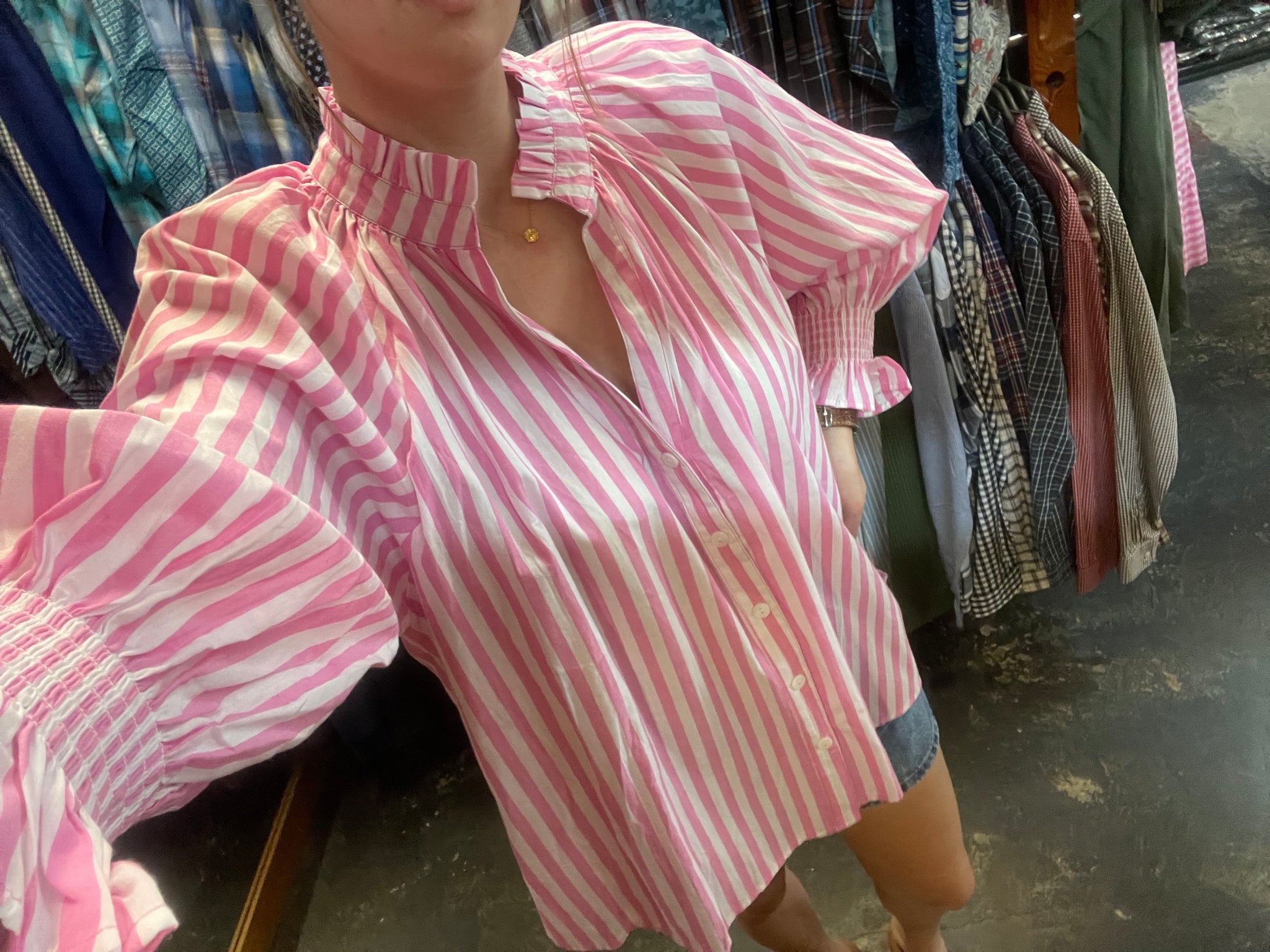 KL884 Kiik Luxe Ladies L/S Stripe