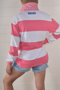 B12-25-Pink Bullrush Seasonal Duo Rugger