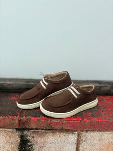 10051007 Ariat Kids Hilo Shoe Brown Bomber Suede