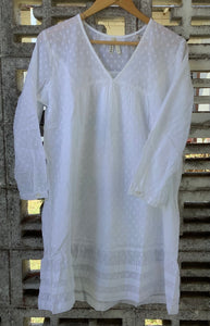 Roper Ladies Five Star Collection Long Sleeve Dress White