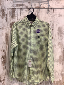 Cinch Men's L/S Shirt Lime