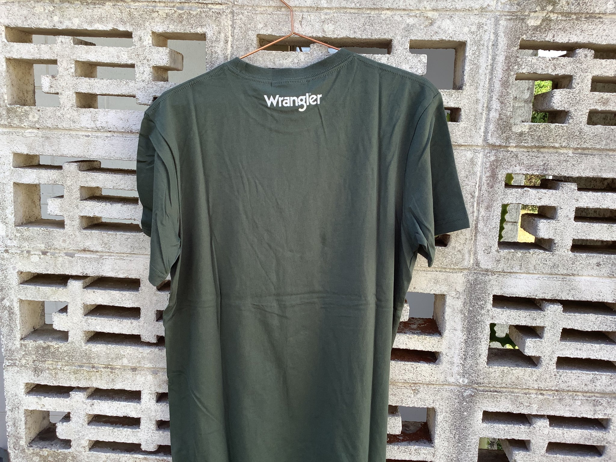 X4S1557164 Wrangler Men's Ethan SS Tee-CYPRESS