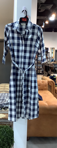 T5S2412069 Thomas Cook Ladies Bella Shirt Dress Navy