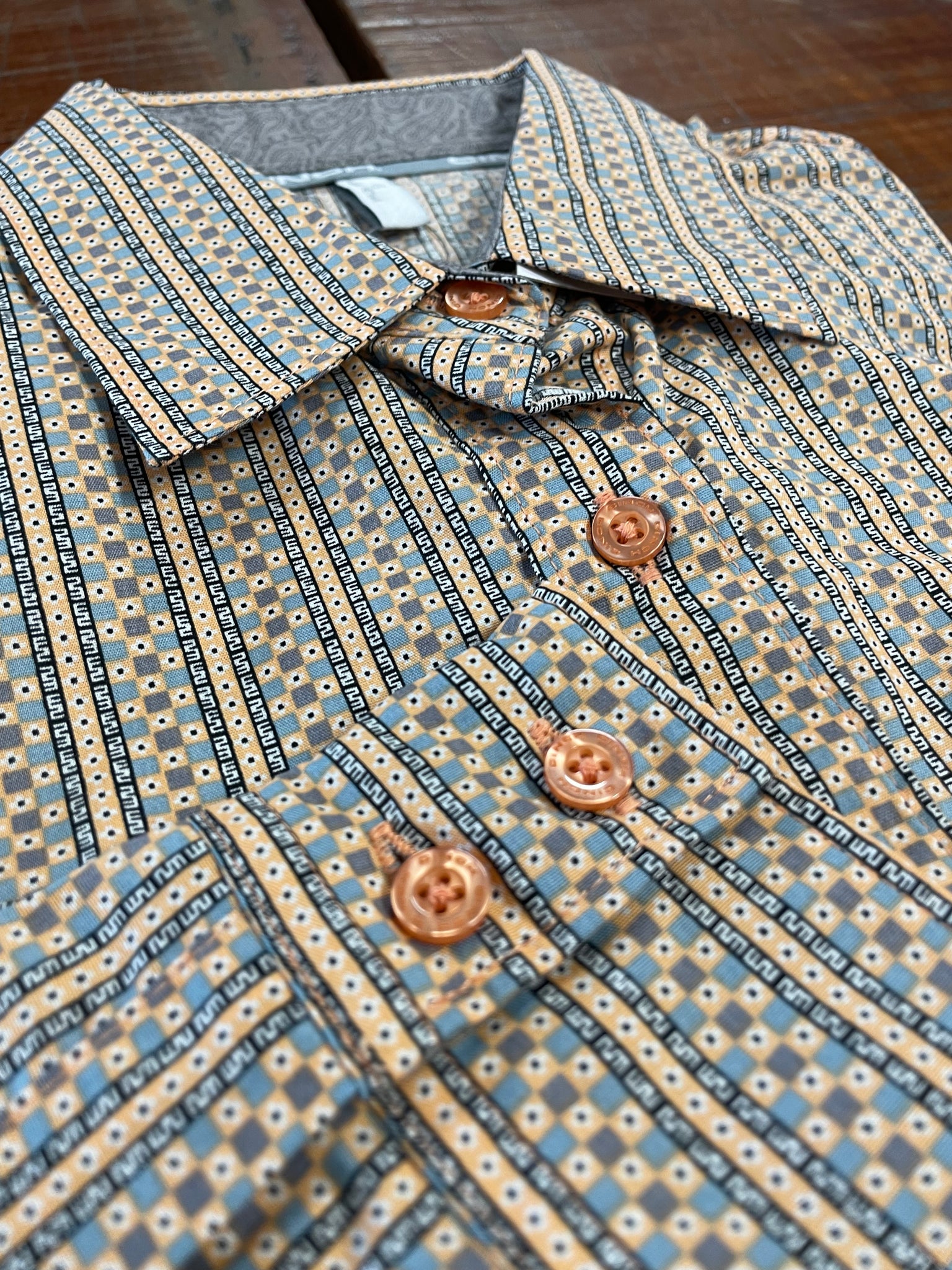 MSW9164251 Ladies Cinch L/S Shirt Orange