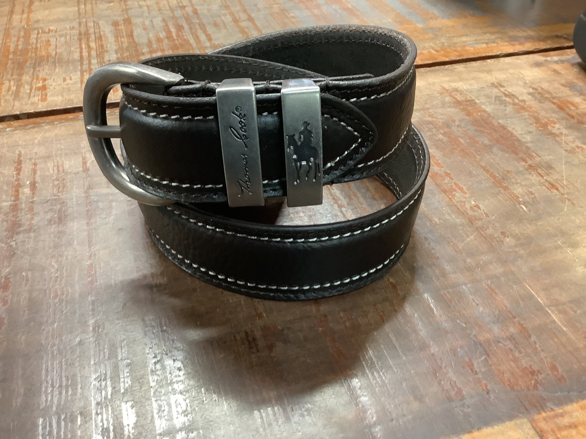 TCP1948BEL Thomas Cook Men’s Forreston Belt Chocolate