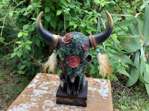 P3S1923GFT STEER HEAD DECORATION