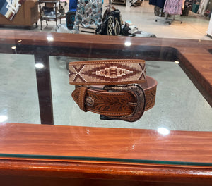 Pure Western Lando Belt Tan