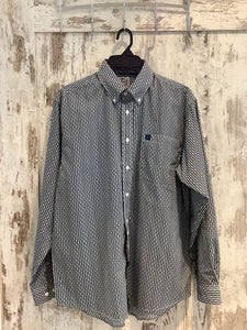 Cinch Men's L/S Shirt White