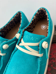 10050971 Ariat Ladies Hilo Shoes Brightest Turquoise