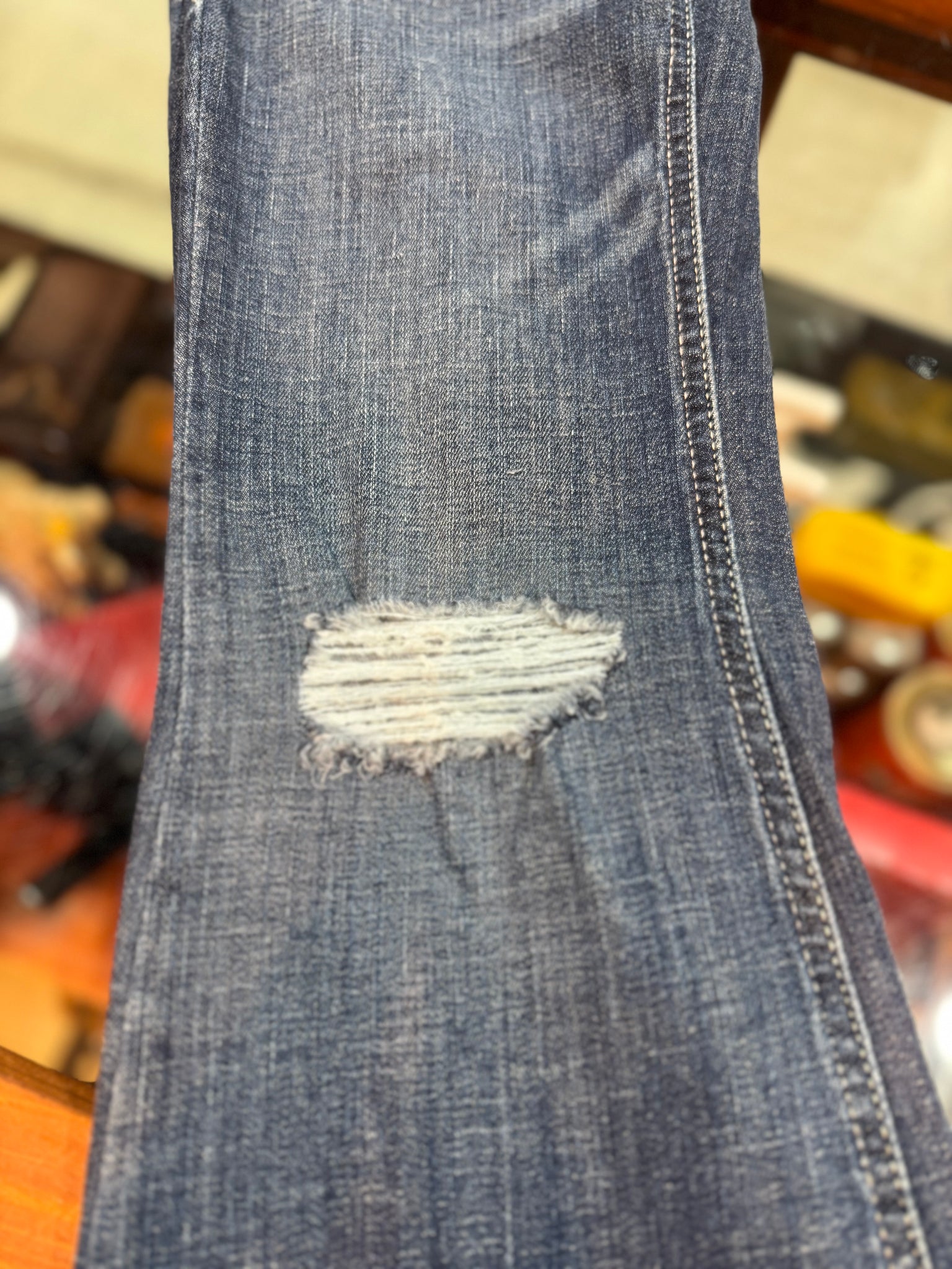 10058915 Ariat Ladies 36" Leg Perfect Rise Flare Jean Christine Siren
