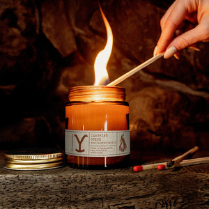 Tru Western Yellowstone Campfire Suede Wax Candle