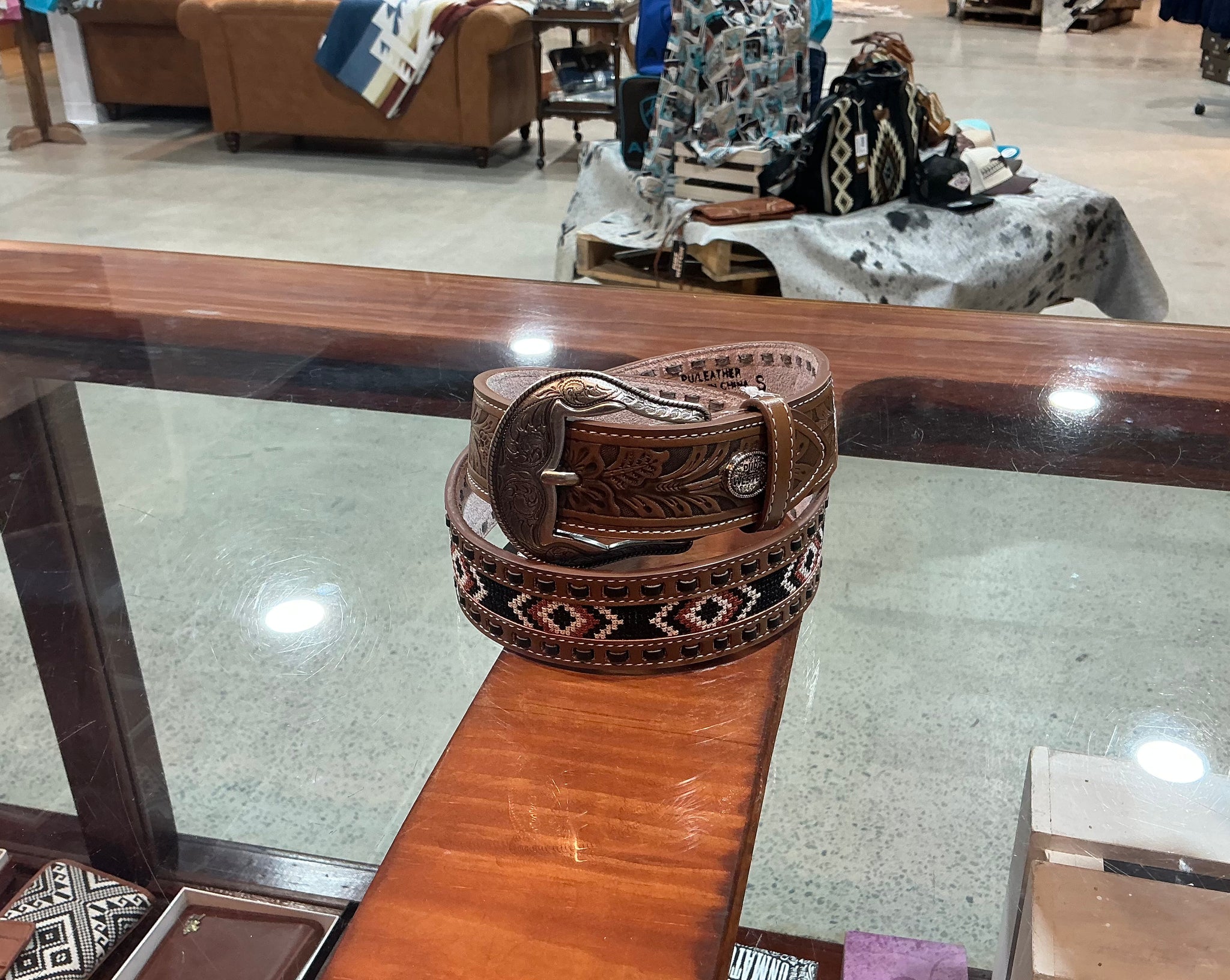 Pure Western Gordon Belt Dark Tan