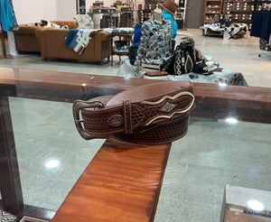 Pure Western Bradley Belt Dark Tan