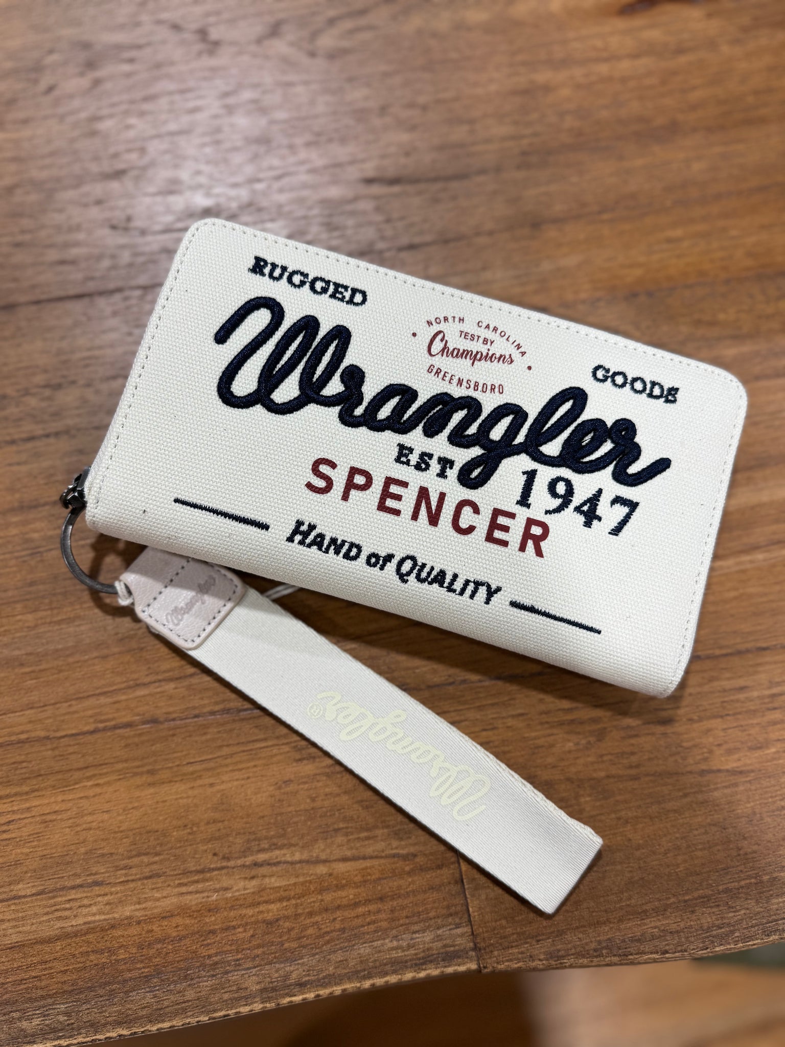 X5S2999WLT Wrangler USA Southwestern Spencer Wallet Natural