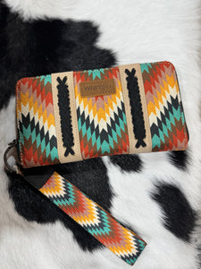 X5S2914WLT Wrangler Southwestern Nevada Wallet Multi