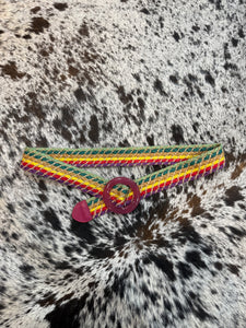IW48125 Round Buckle Belt in Multicolour