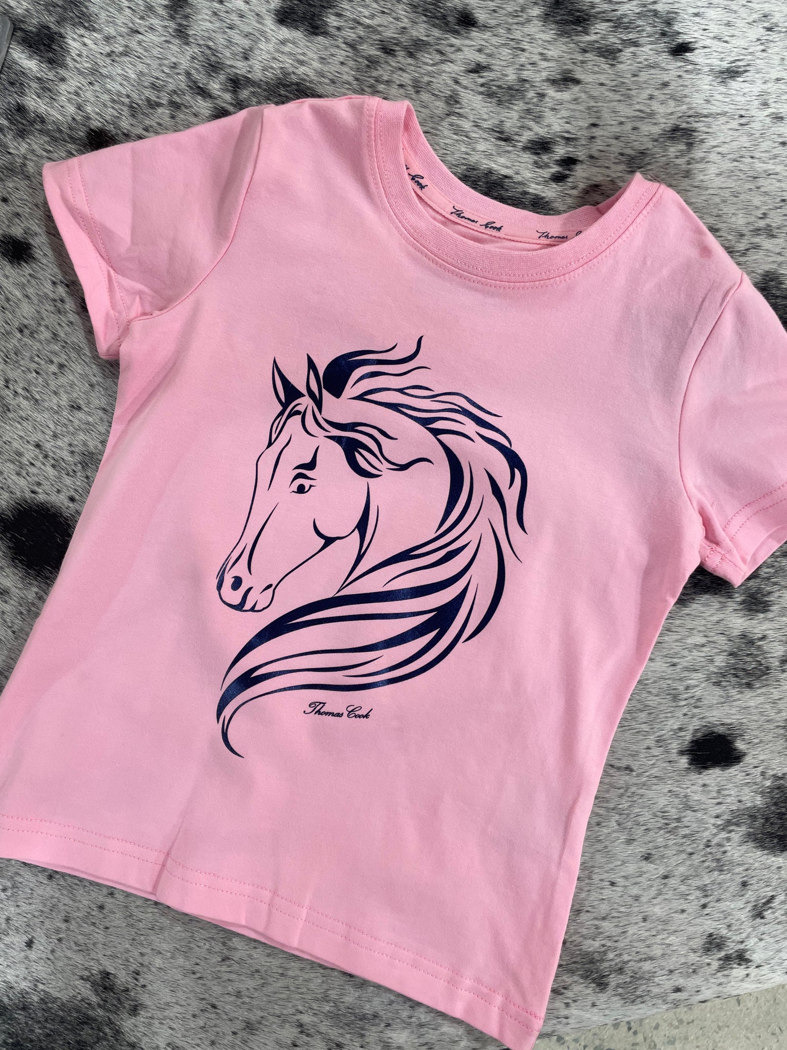 T5S5516111 Thomas Cook Girls Bony S/S Tee Pale Pink