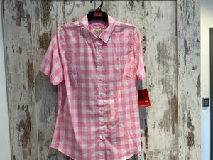 T5S2125084 Thomas Cook Ladies Eliza S/S Shirt Pink/White