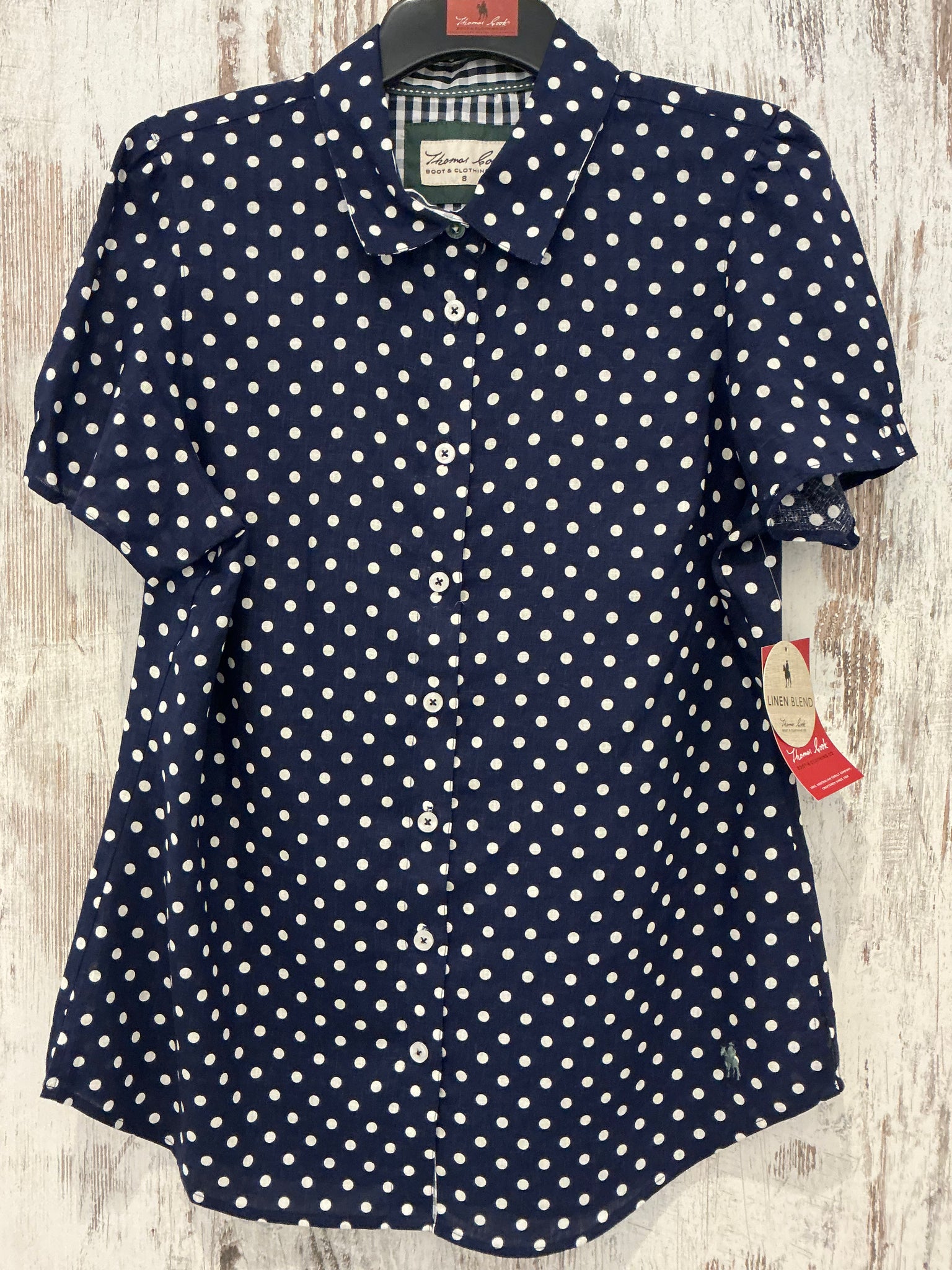 T5S2113081 Thomas Cook Ladies Luna S/S Shirt Navy