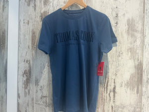 T5S1516008 Thomas Cook Mens Nathan S/S Tee Blue Ocean