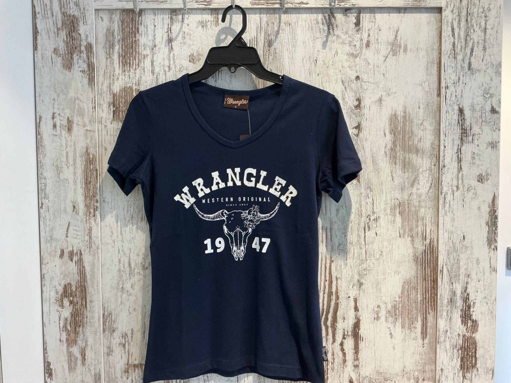 X5S2598429 Wrangler Ladies Reese S/S Tee Navy