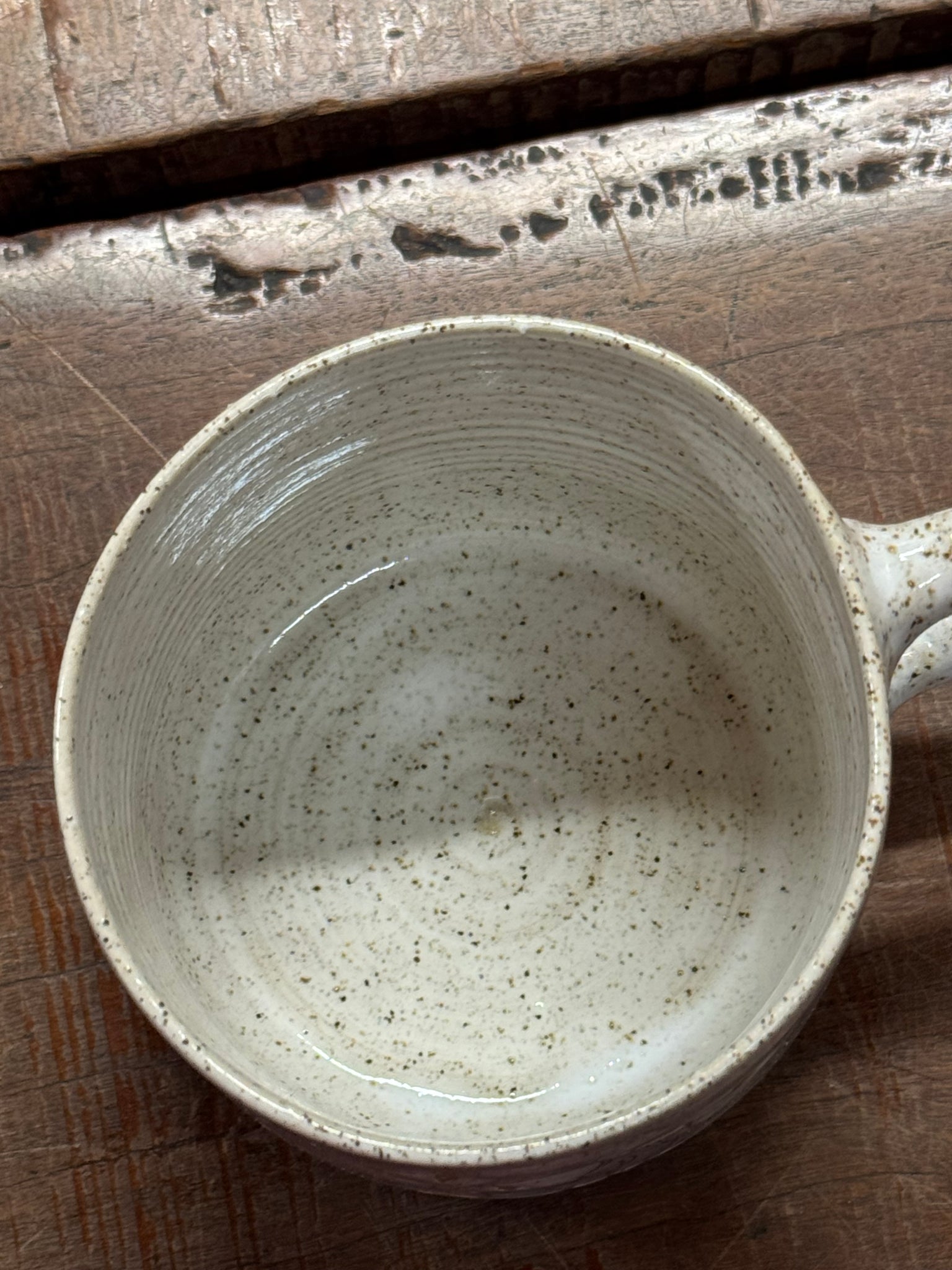 Cowgirl’s Gold – Handmade Ceramic Mug with a Touch of Shine - Highland Cow