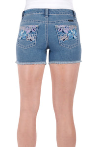 PCP2305611 Pure Western Ladies Audrey Short Faded Blue