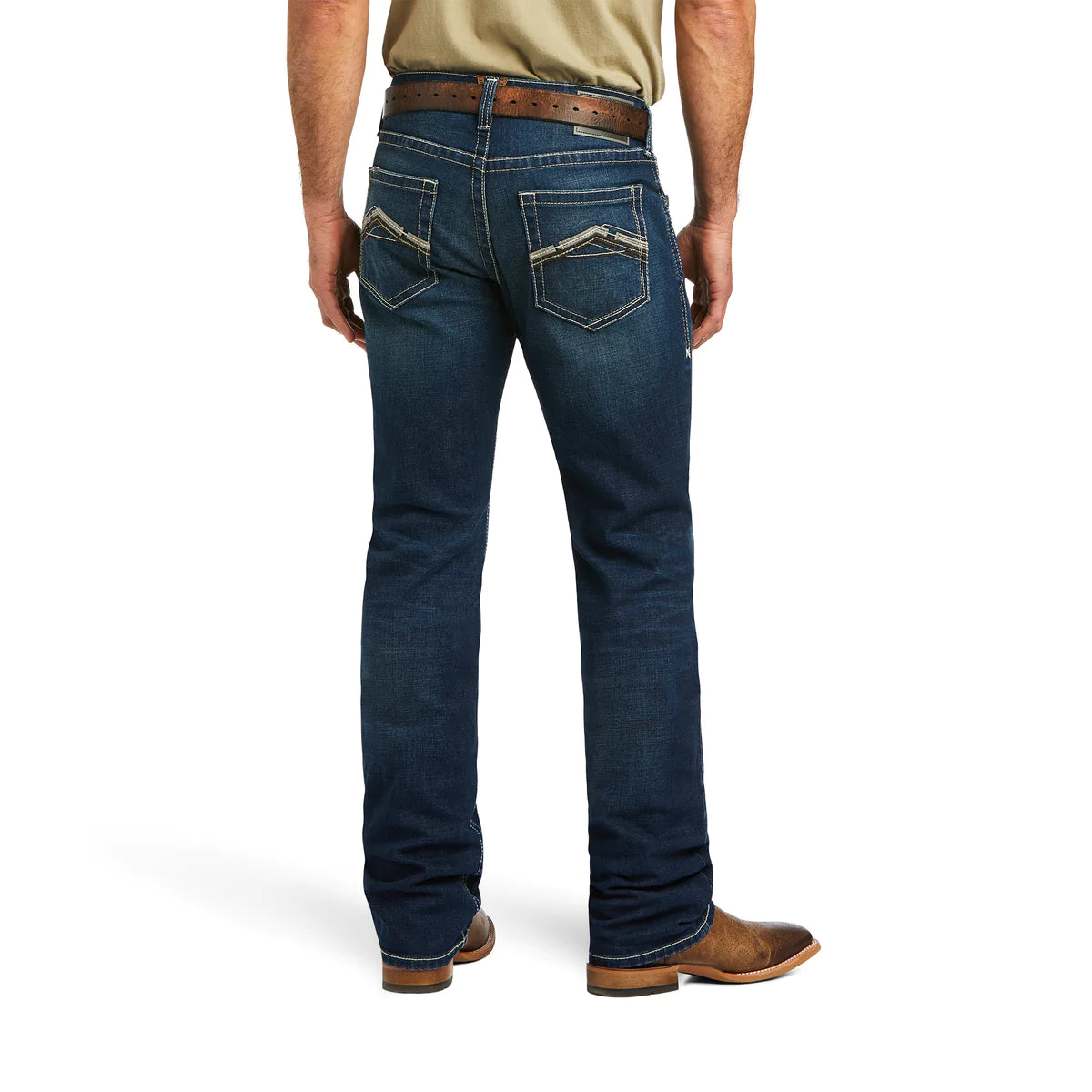 10040746 Ariat Mens M5 Straight Stretch Remming Stackable Straight 34" Leg