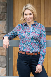 Thomas Cook Ladies Blanca Long Sleeve Shirt Graphite