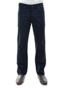 TCP1237007 Thomas Cook Mens Tailored Moleskin Jean 30" Leg Black