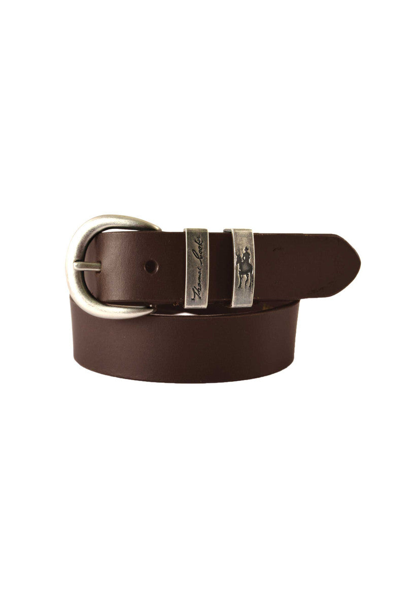 Thomas Cook Kids Silver Twin Keeper Belt Chocolate