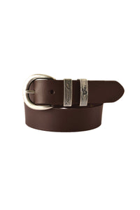 Thomas Cook Kids Silver Twin Keeper Belt Chocolate