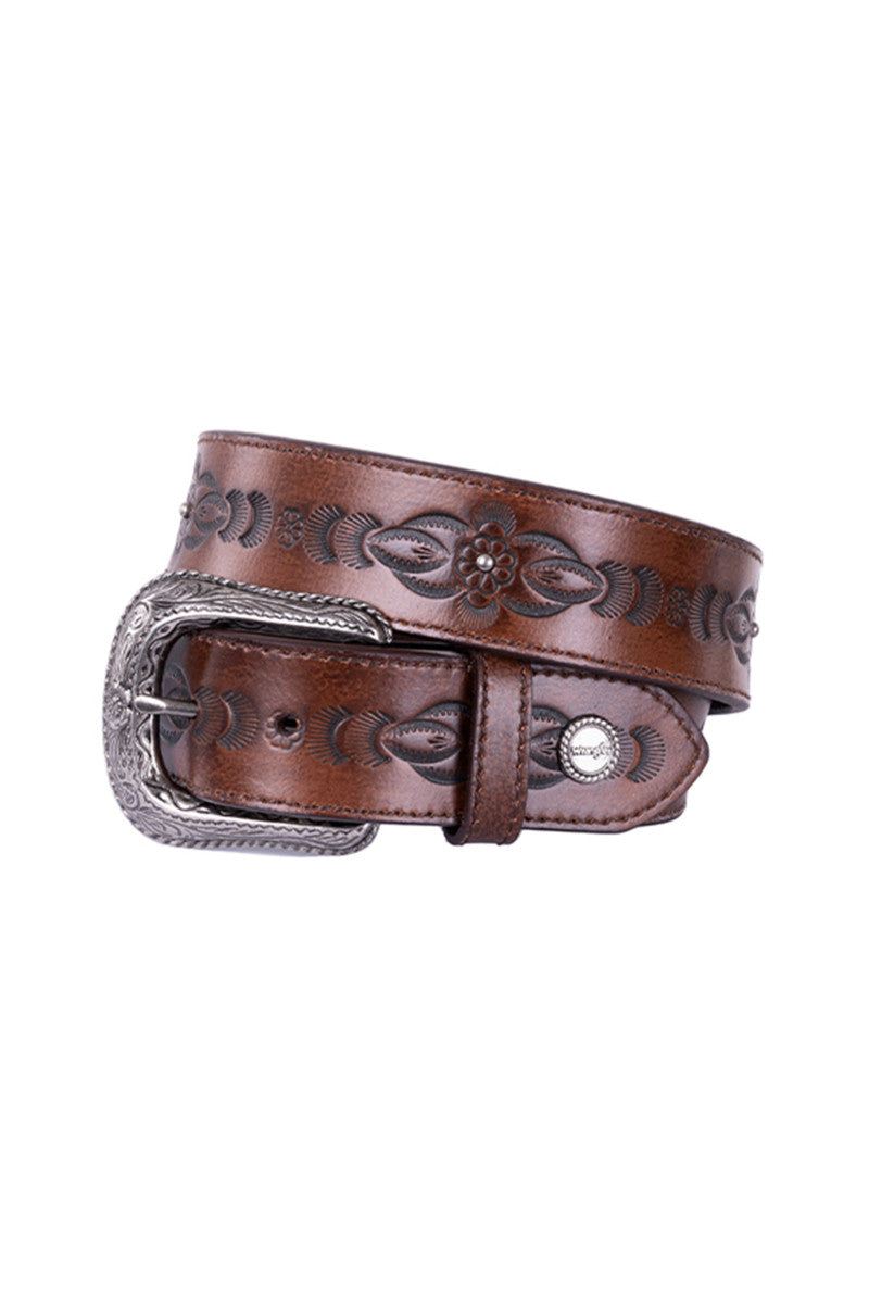 X3S2932BLT Wrangler Mens Grace Belt Dark Tan