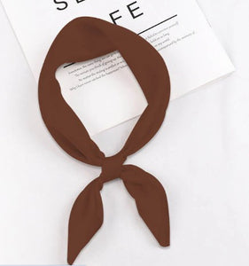Buck06 Chocolate Brown Buckaroo Scarf