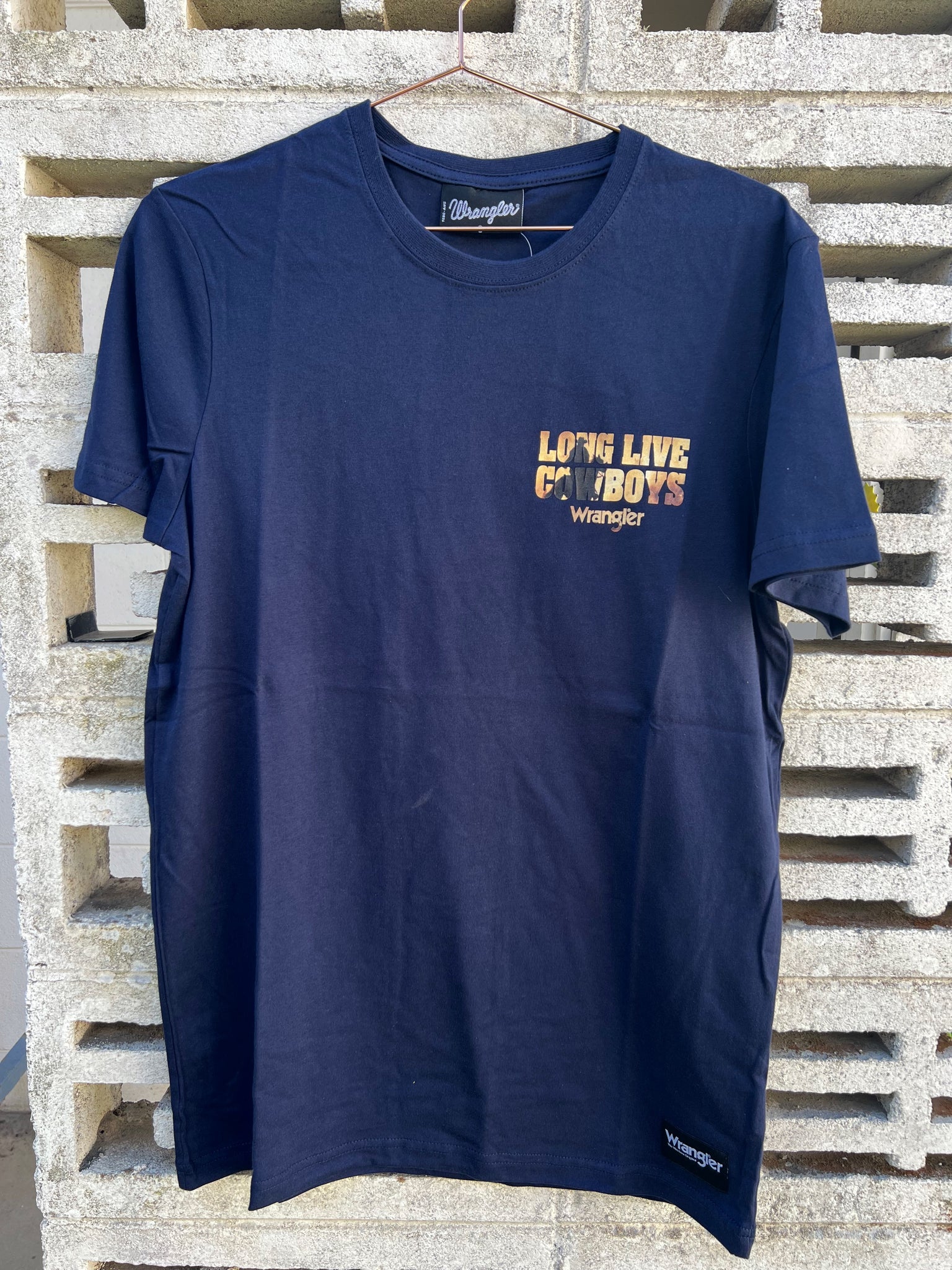 X3S1557845 Wrangler Mens Payne S/S Tee Navy