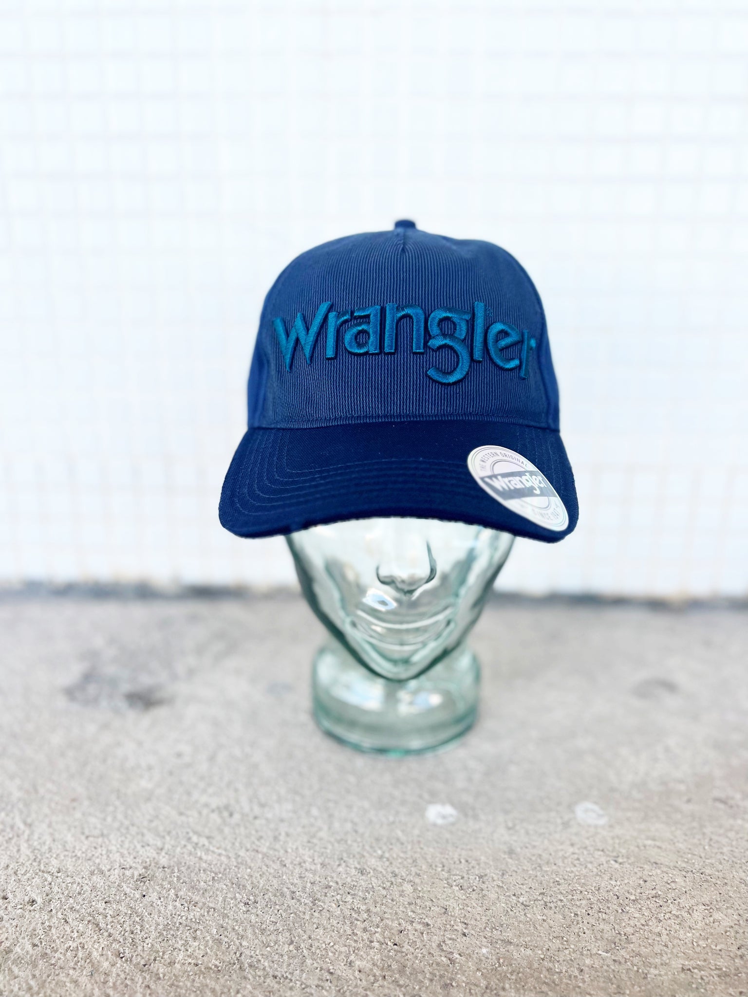 X3S1950CAP Wrangler Mens Troy Logo Cap Navy