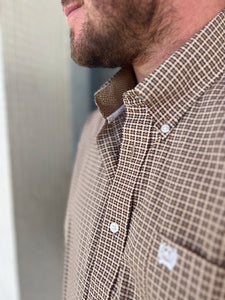 MTW1105537 Cinch Mens LS Shirt Brown