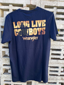 X3S1557845 Wrangler Mens Payne S/S Tee Navy