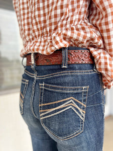 9652300 Roper Ladies Belt 1.1/2" Genuine Leather